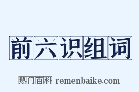 前六识组词是什么意思的图片